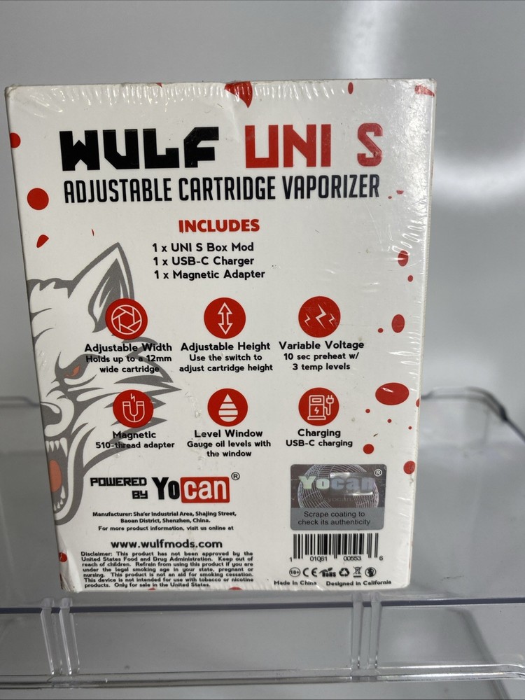 Wulf Uni S Limited Edition adjustable White- Red