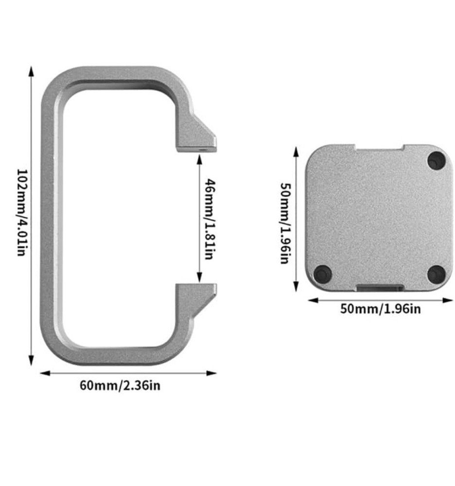 All Metal Handle For Bambu Lab A1 Mini 3D Printer, Top Handle Kit for Easy Carry