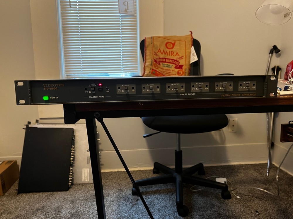 Videotek STG-6600 Time Code Synchronizer - Untested