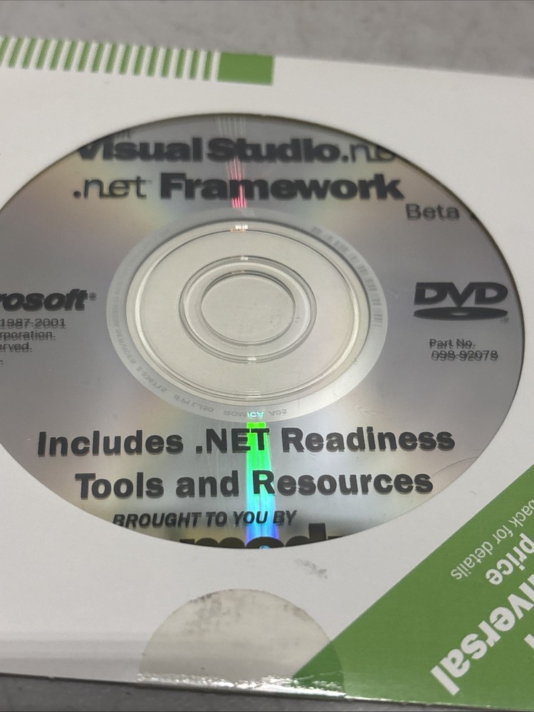 Microsoft .net Framework Readiness Tools And Resources DVD
