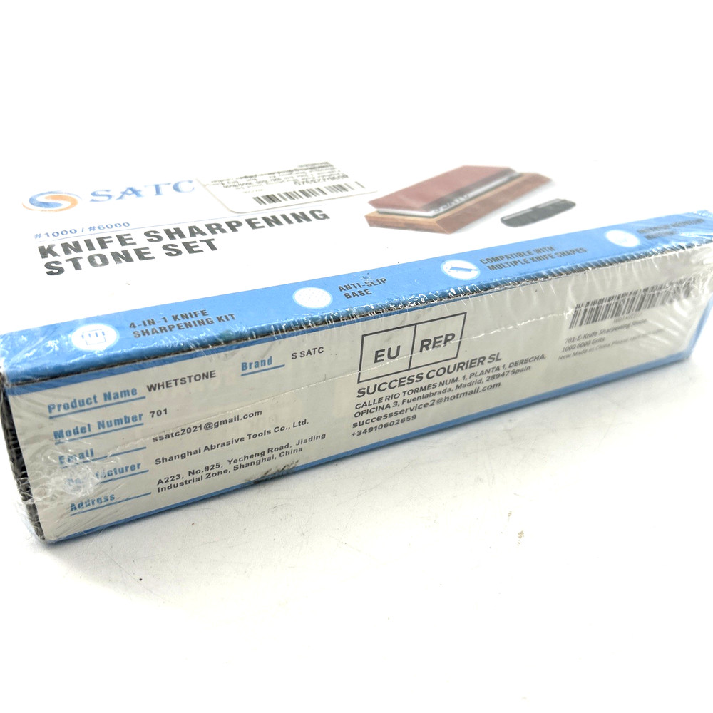 S SATC 710-E Knife Sharpening Stone 2 Side Grit 1000/6000