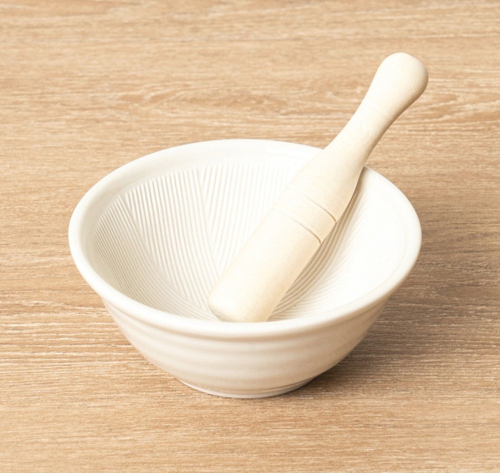 Korean Style Ceramic Mini Sesame Nuts Grinder Set Kitchen Tool