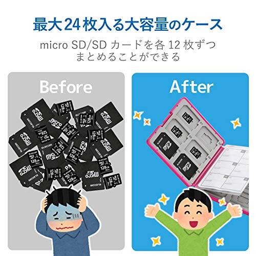 Memory card case SD case pink CMC-SDCPP24PN