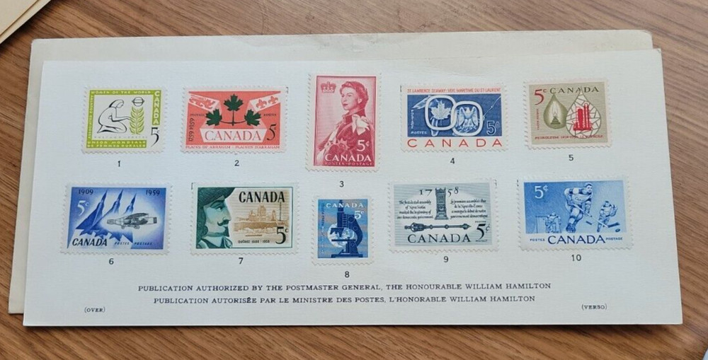 Canada Postage Commemorative Issues 10 Canadian Stamps Series 2 Canada History
