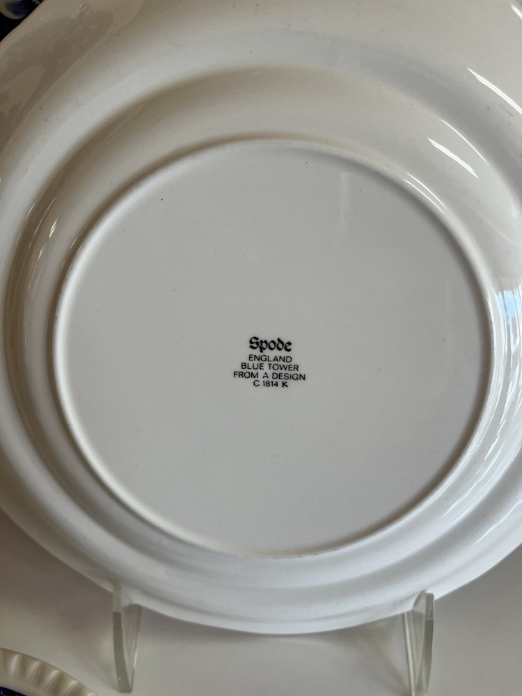 Spode Blue Tower 5-Piece Place Setting Bone China England