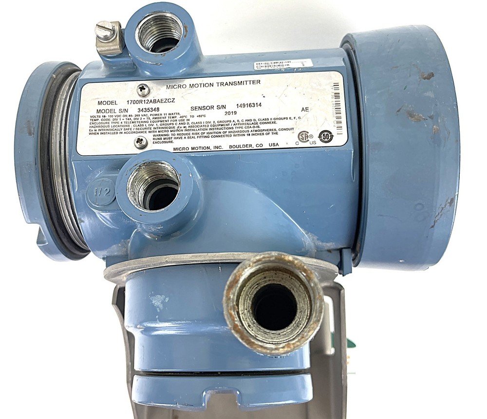 MICRO MOTION, 1700R12ABAEZCZ, VARIABLE FLOW TRANSMITTER, SMART METER BACKLIT USE