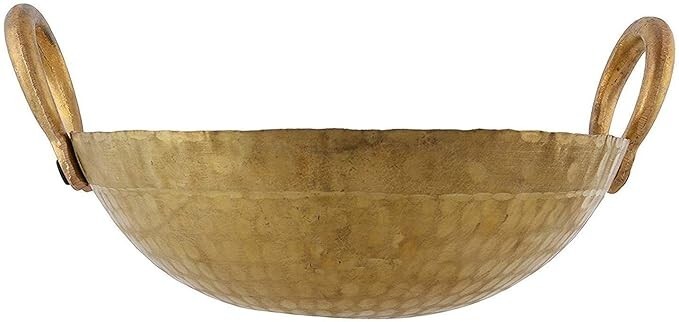 Brass Kadai for Cooking (Brass Colour, 1700 ml)