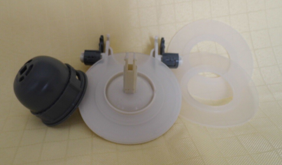 3-inch Removable Nipple Flapper w/ 2 Extra Silicone Seals, Universal Flapper