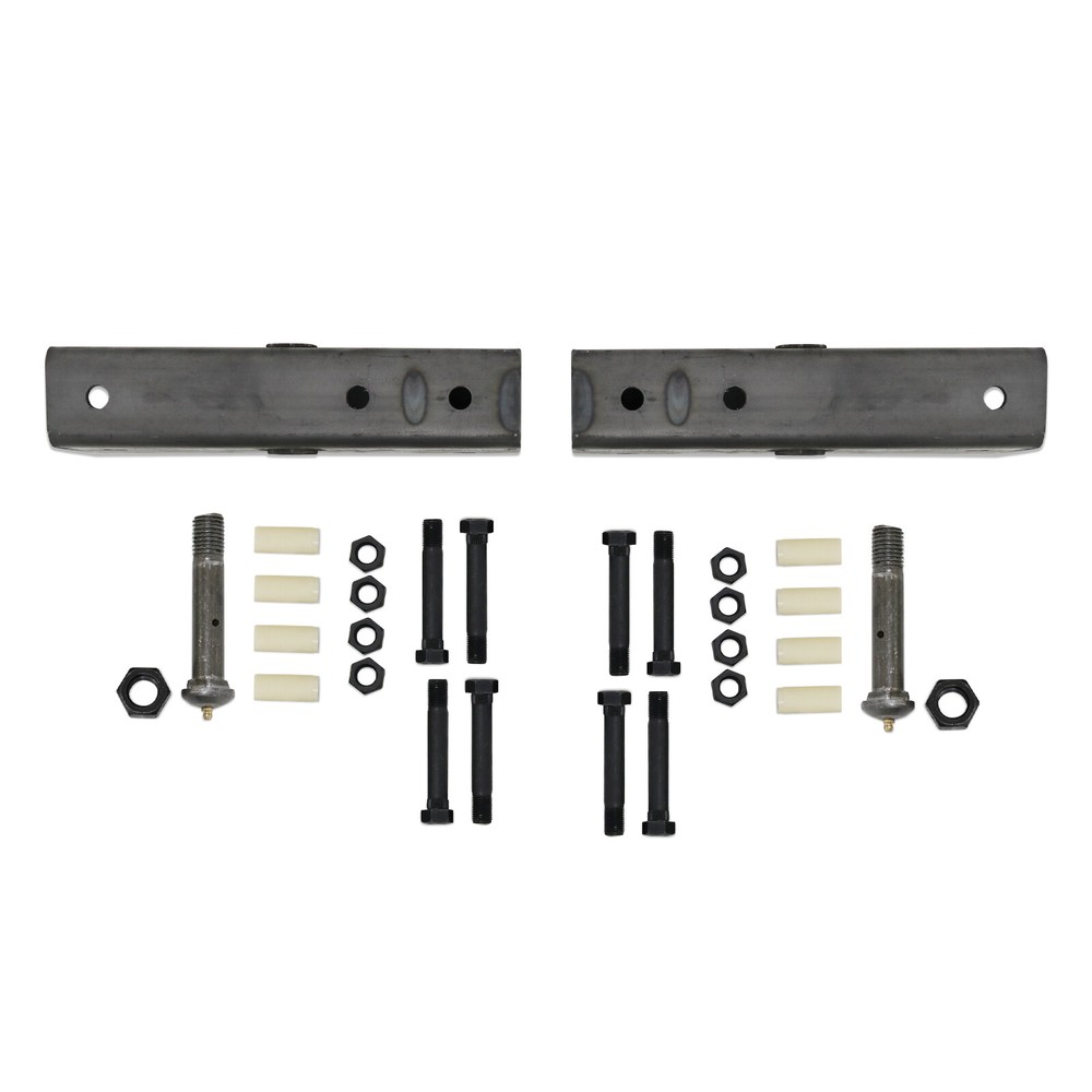 Pair Trailer Suspension Rebuilt Kit Slipper Spring 12" Equalizer Bushings Bolts