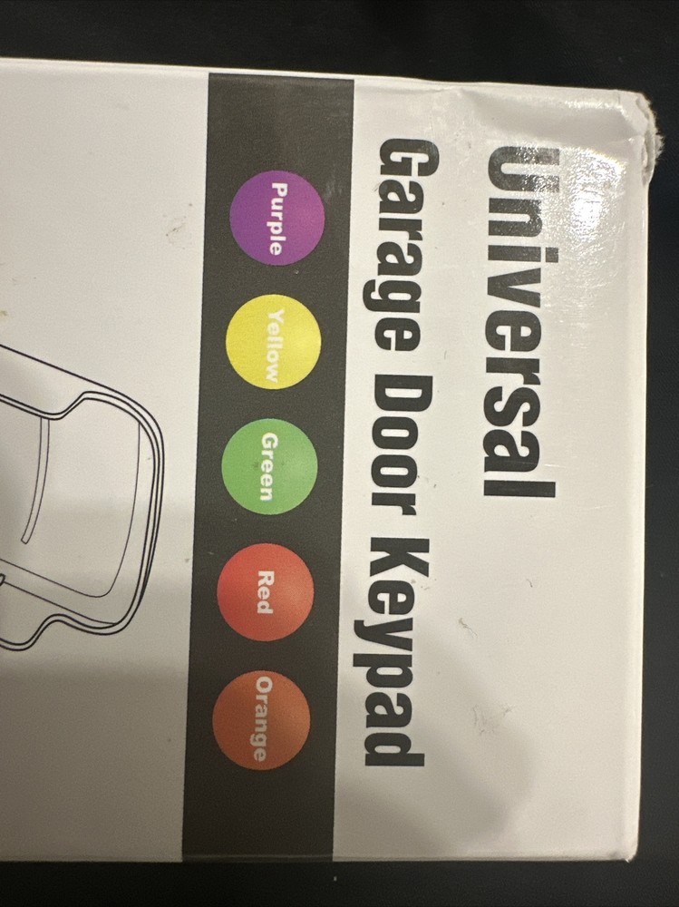 Universal Garage door keypad