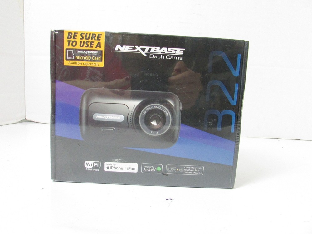 Nextbase 322GW Dash Cam Front - 1080p 60fps Car Camera Dashcam Wifi Touchscreen