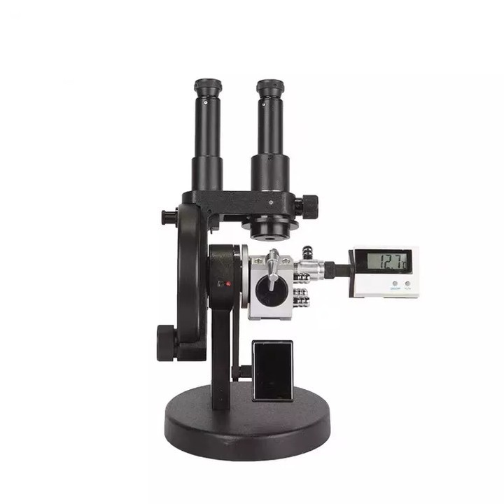 Lab Abbe Refractometer with Binocular Observation Mode Digital Thermometer