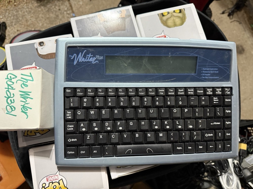 The Writer Plus Keyboard Instructor Writer Word Processor W/ Adapter New
