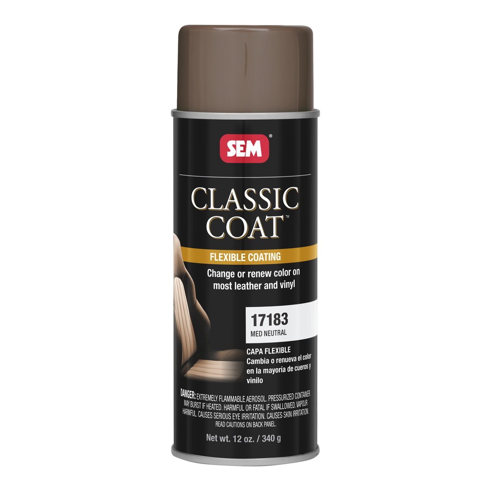 SEM 17183 Classic Coat Medium Neutral for Interior Vinyl & Leather 12 oz