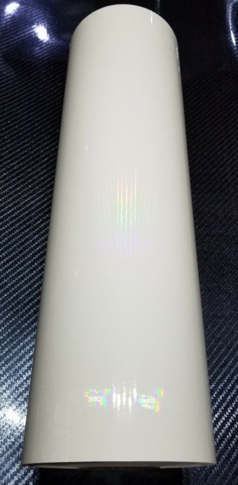 White Rainbow Oil Slick Sign Plotter Vinyl Film