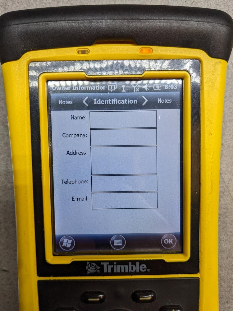 TRIMBLE NOMAD HANDHELD GPS DATA COLLECTOR