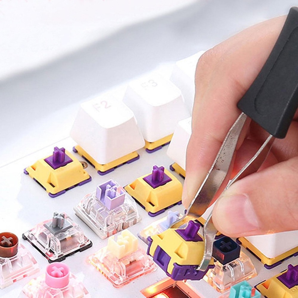 Keycap & Switch Puller for Mechanical Keyboards - Key Remover Tool Cleaning