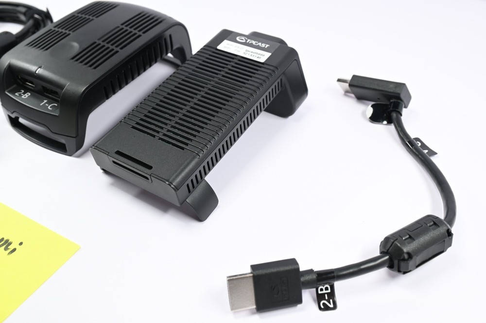 TPCast Wireless Adapter VR HTC Vive Black Transmitter + Connection Cable ONLY
