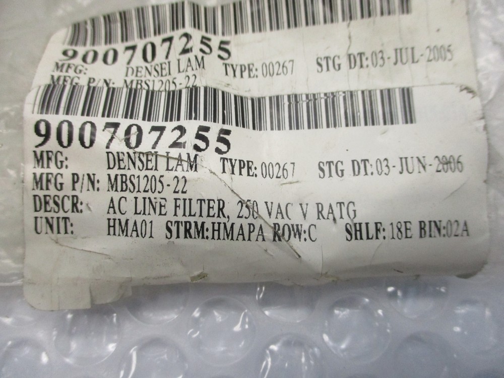 DENSEI LAMBDA MBS-1205-22 NOISE FILTER NSNP