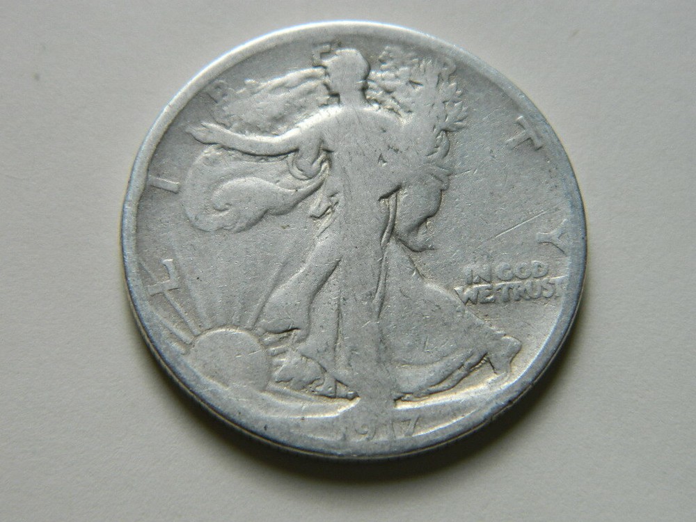 Walking Liberty silver Half Dollar 1917s
