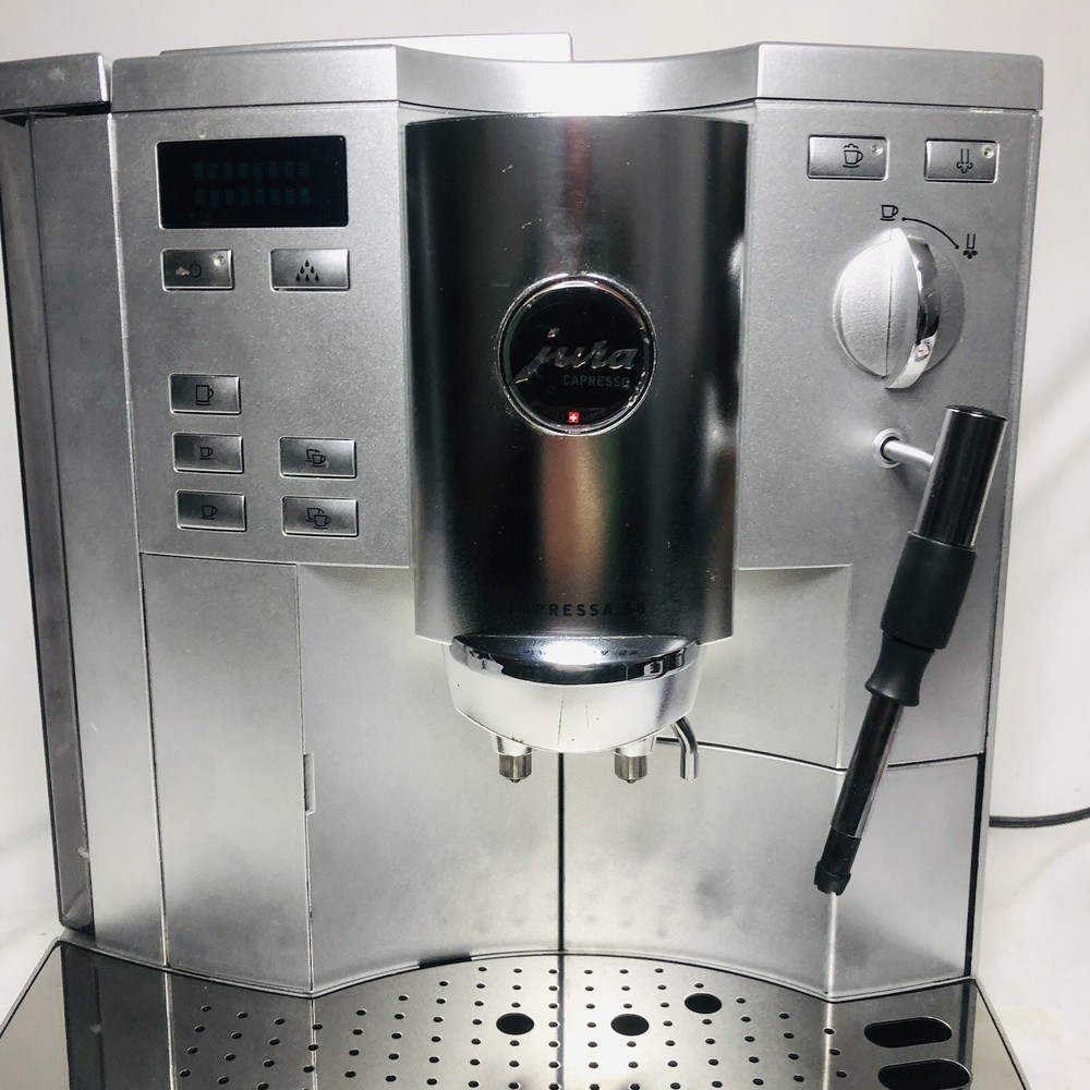 Jura Impressa S8 Silver One-Touch Espresso Machine Fully Automatic Coffee Maker