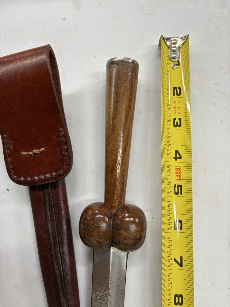 Wood Hilt Bollock Dagger