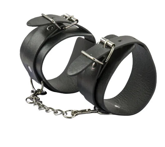 Kinky BDSM Handcuffs with ConnectIng Chain
