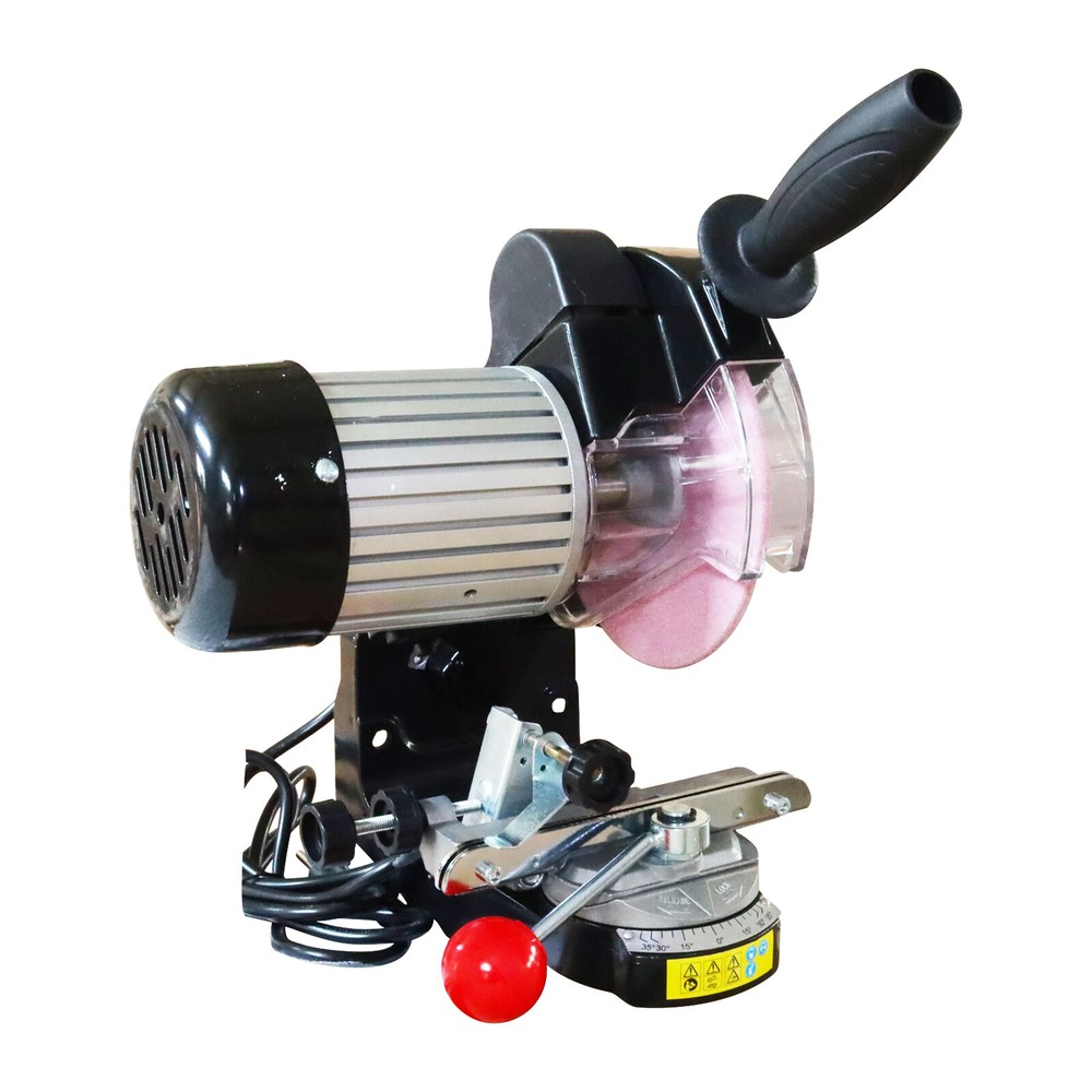 TECHTONGDA Chain Grinder Chainsaw Saw Chain Bench Grinder Sharpener 110V Φ22.2mm
