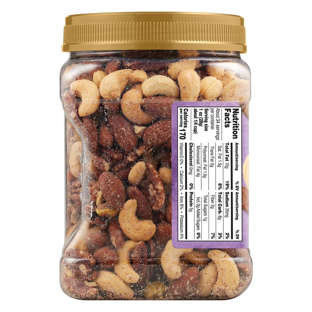 Member's Mark Lightly Salted Deluxe Mixed Nuts, 34 Ounce