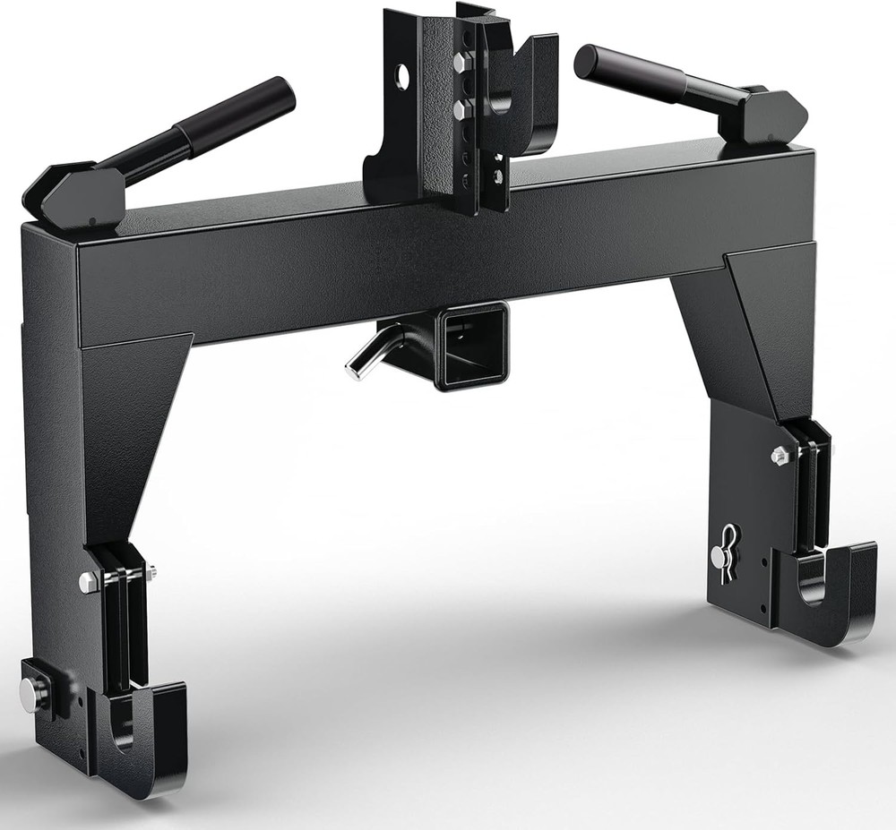 Adjustable 3-Point Quick Hitch 3000LB Lifting Towing for Class 1 Class 2 Tractor