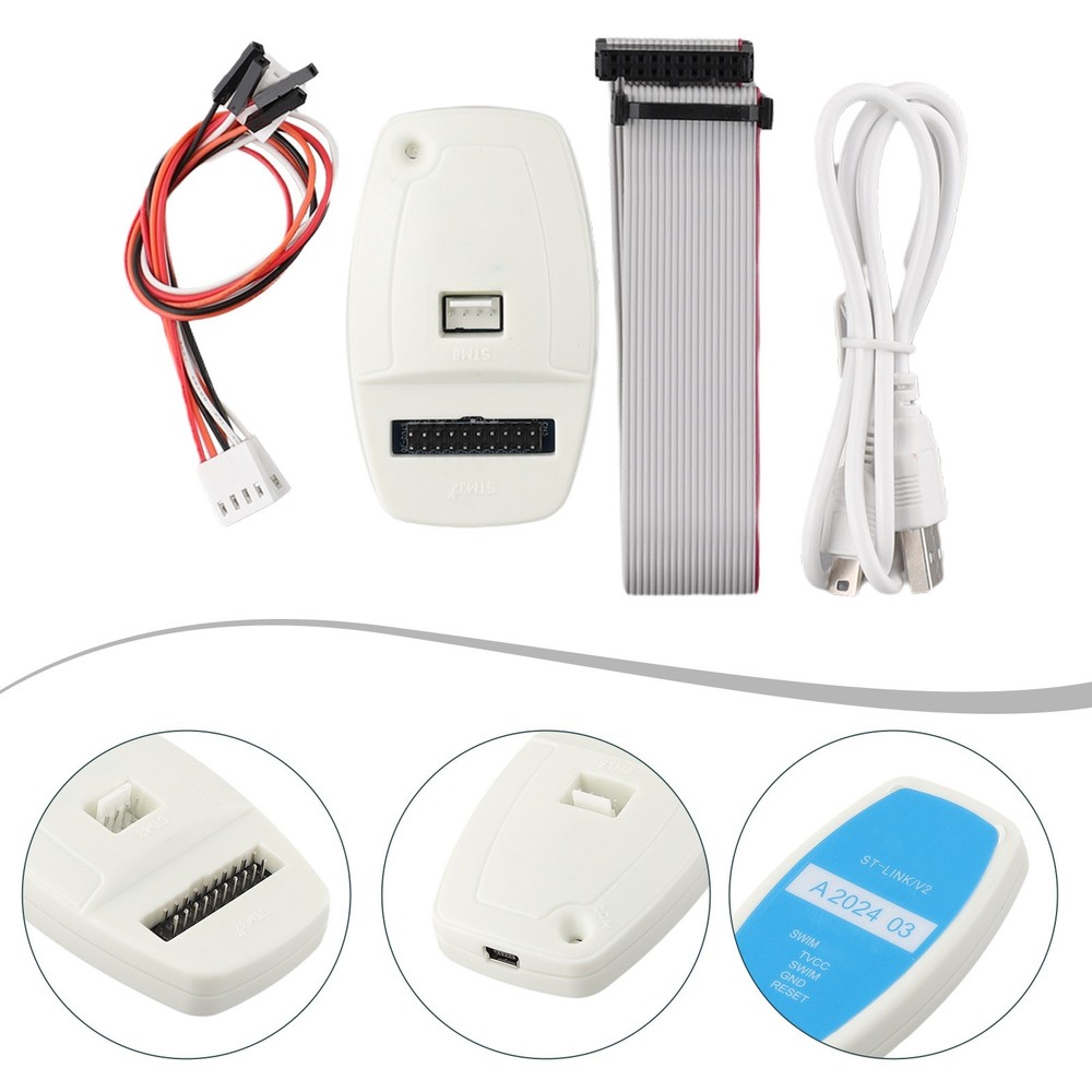 Emulator ST-Link/V2 Host Kits Series USB Cable 20pin Cable Compiler