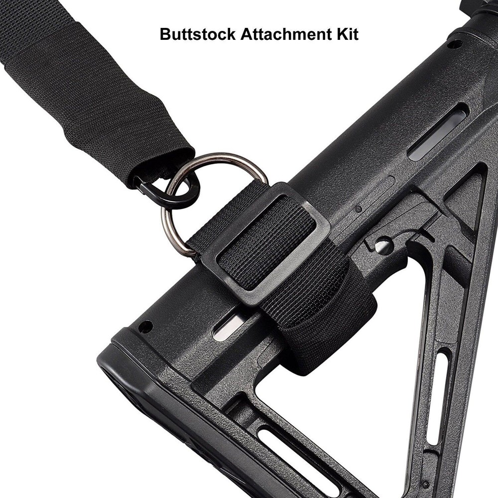 Tactical Gun Sling Adapter Heavy Duty D Ring Loop Shoulder Strap Attachment