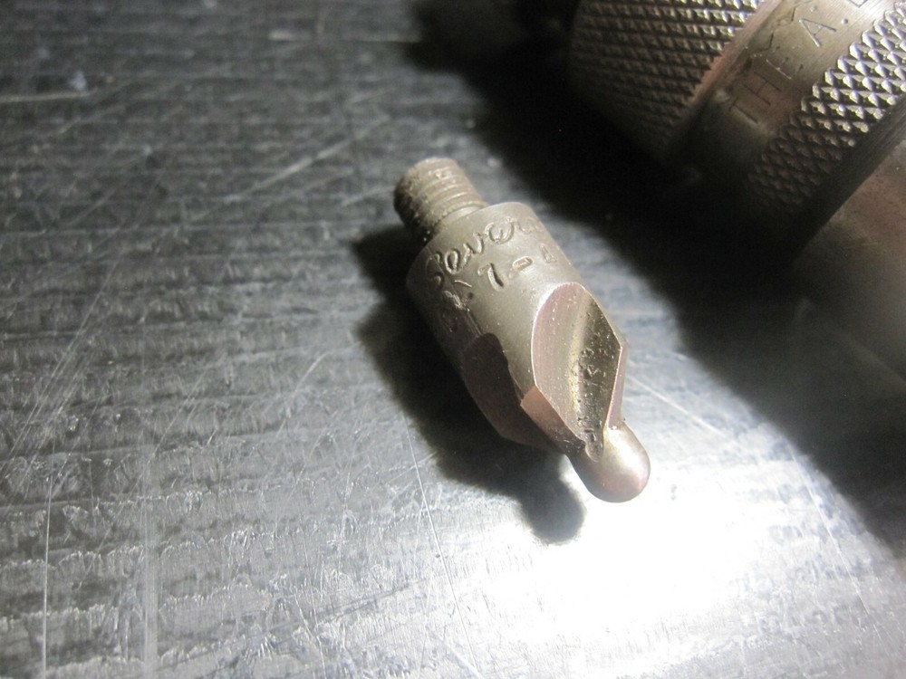 A.L. Gower MFG CO Micro adjustable spring loaded stop countersink 2 dif. cutters