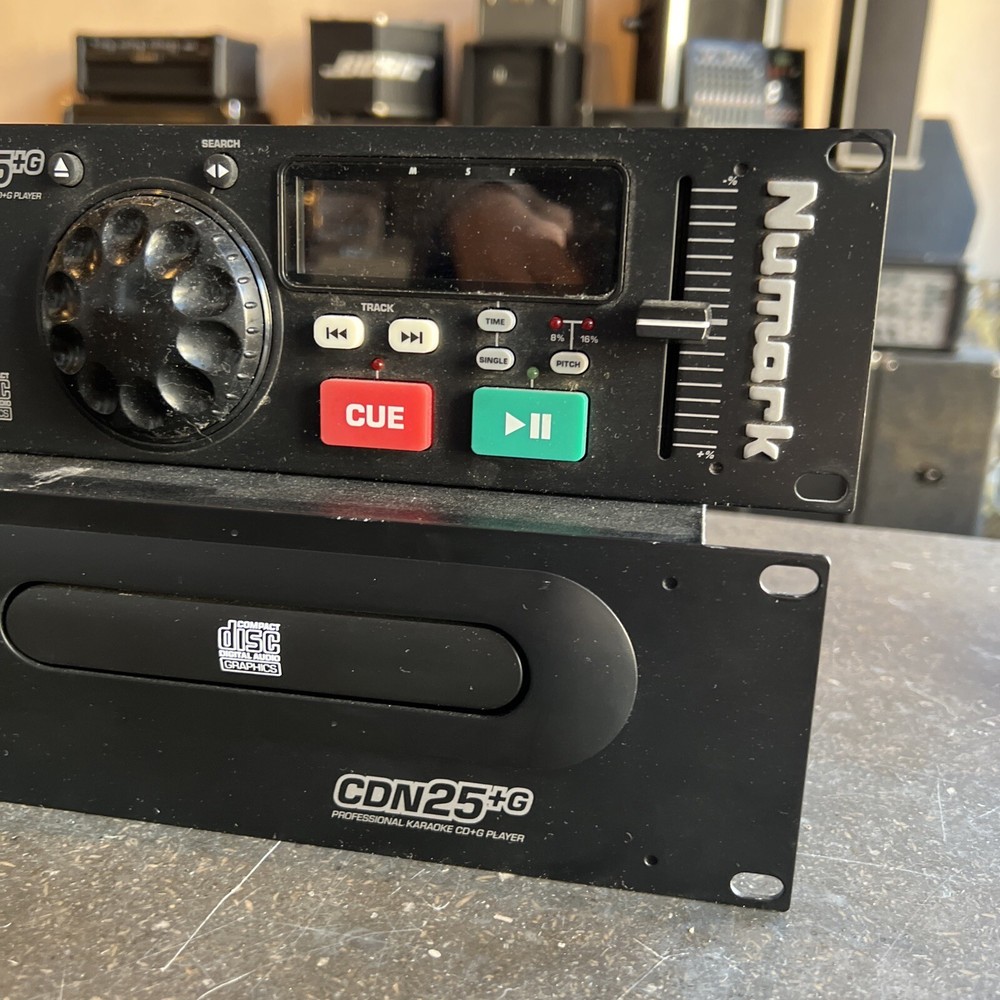 Numark CDN25+G Professional DJ Karaoke Dual CD+G Player