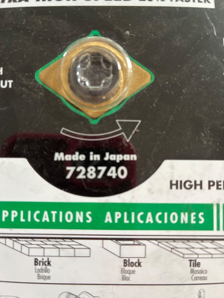 5 pack Hitachi 7" Premium Segmented Diamond Blade 728743