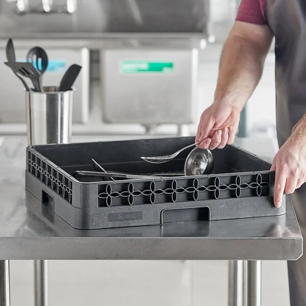 2 Pack Commercial Restaurant Full-Size Combination / Flatware Rack