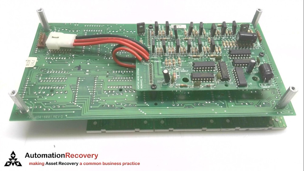 ADAPTIVE MICRO SYSTEMS 45016001 REV G, LED CIRCUIT BOARD DISPLAY #204036
