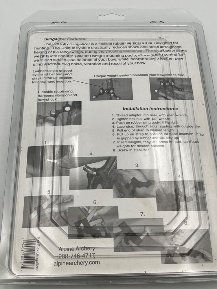 Alpine Archery Pro Flex Slingalizer w/Removable Weights