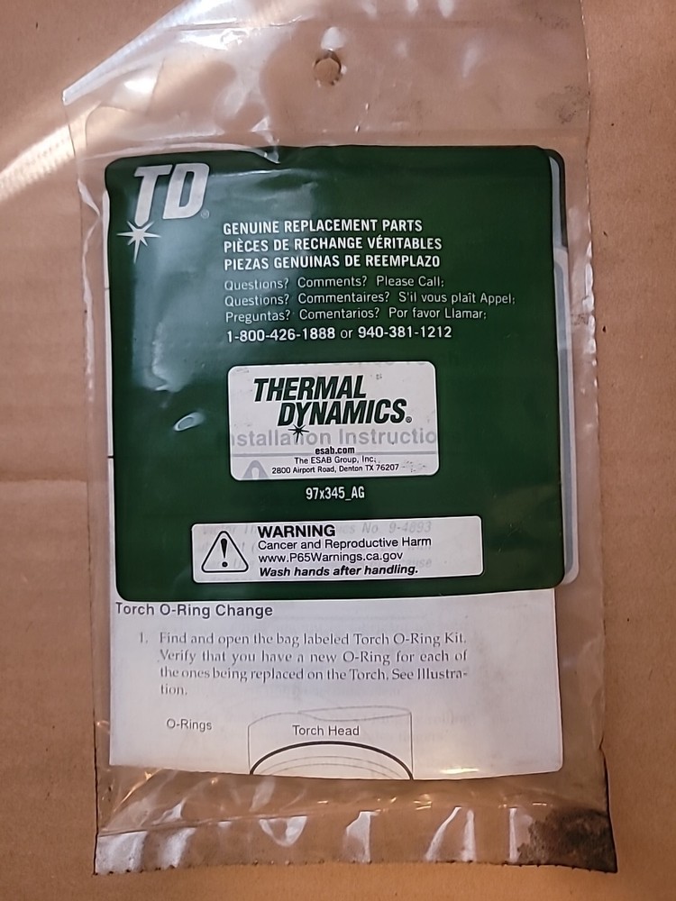 Thermal Dynamics XT-Torch O-Ring Kit 9-9488