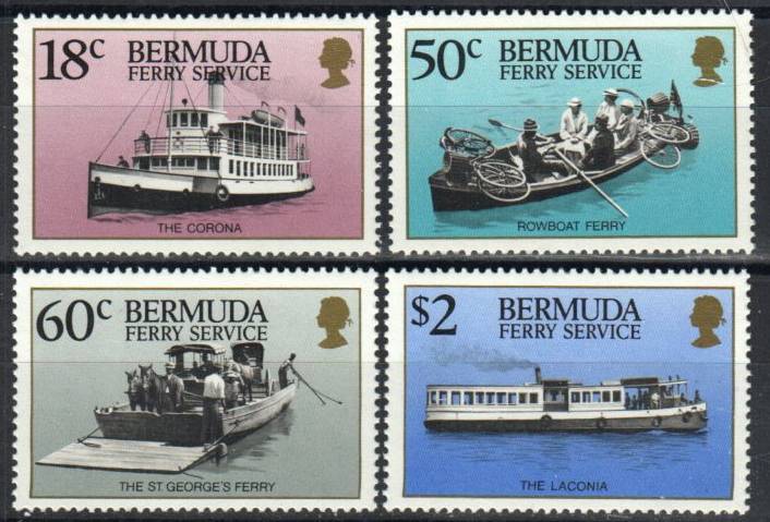 Bermuda Stamp 551-554  - Ferry Service