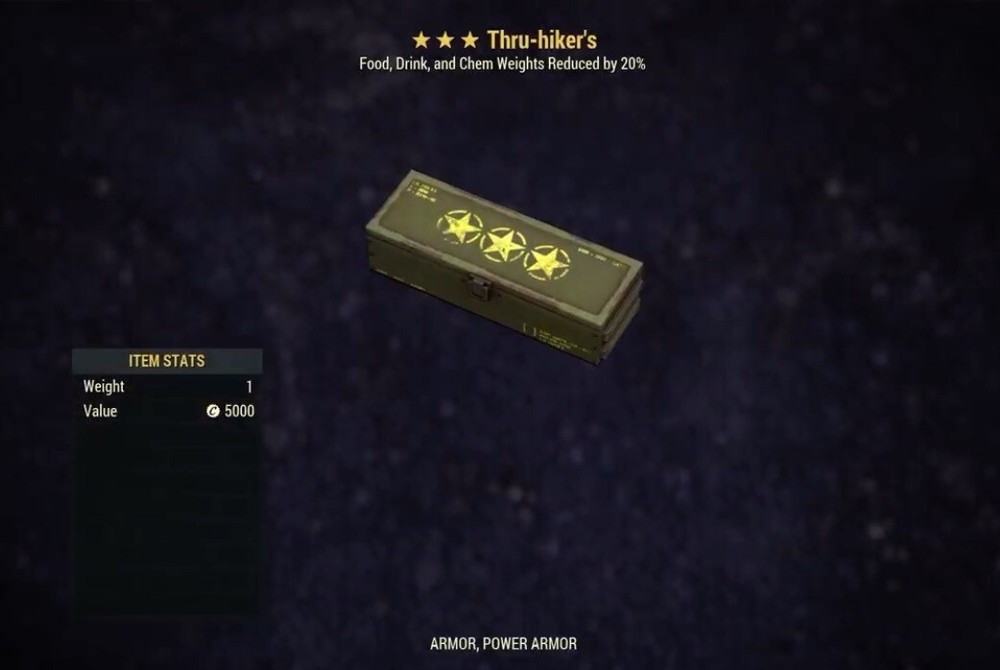 (Xbox) Thru-hiker’s Legendary Mod