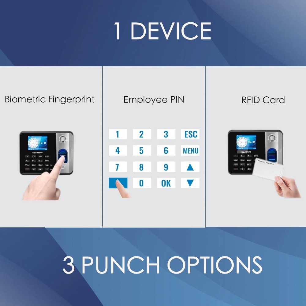 RFID Cards Compatible with Time Clock MB1, MB2, TC1, TC2, TC7 - Thin RFID Pro...