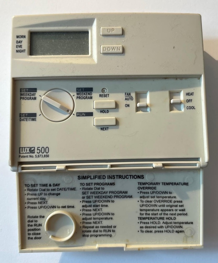 Lux Pro PSP511LC 5-2 Day Programmable Thermostat