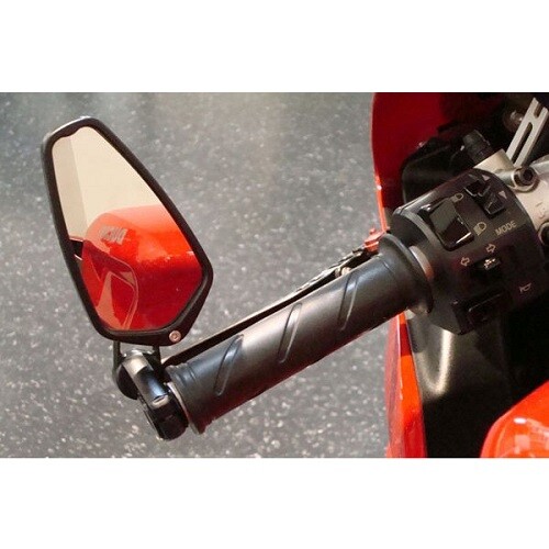 CRG® AO-100 - Arrow Black Bar End Mirror