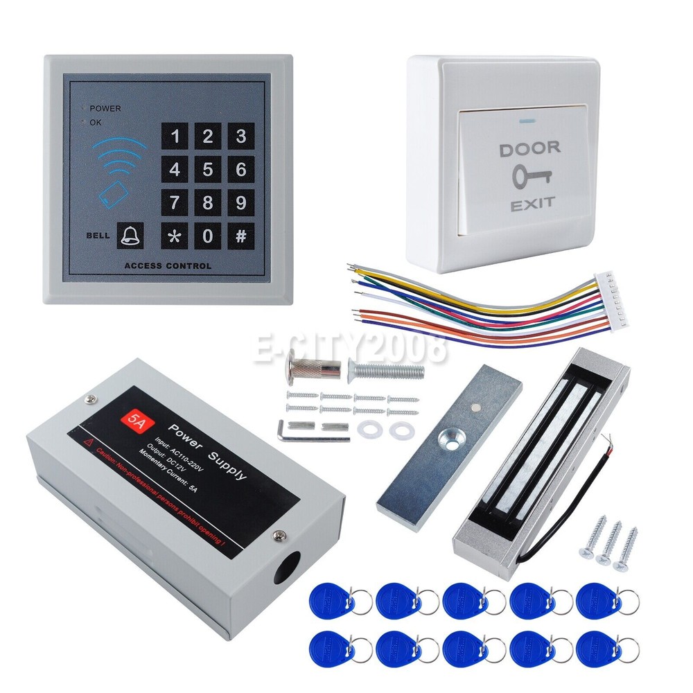 Electric RFID Magnetic Door Lock Access Controller System Maglock Card Keypad