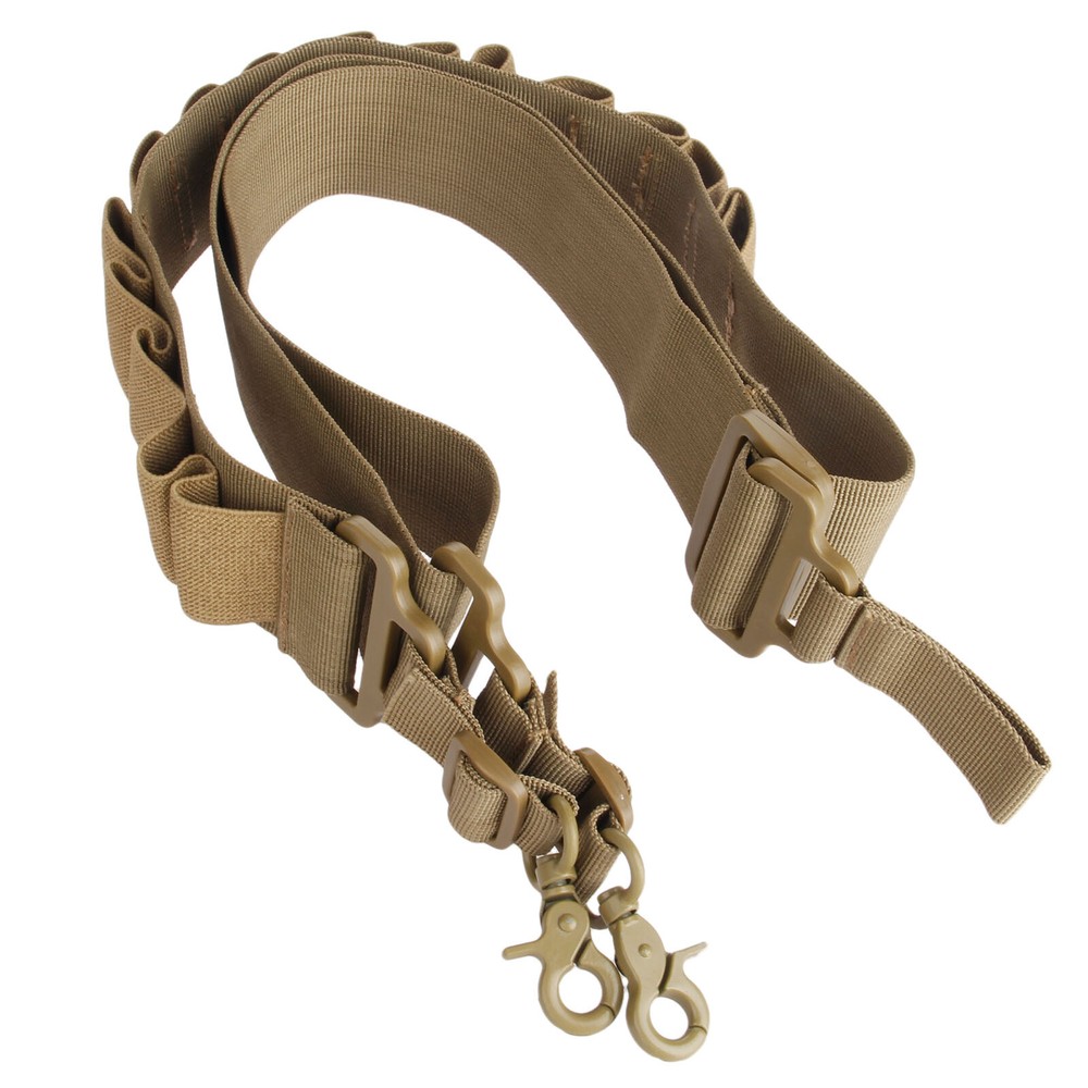Tactical Rifle Shotgun Sling with 15 Shell Ammo Holder 2 Point Adjustable Strap
