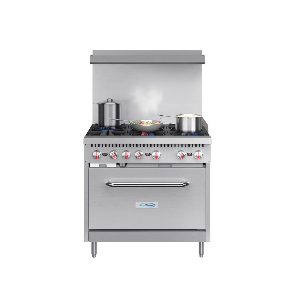 Koolmore KM-CR36-LP Gas 36" Restaurant Range
