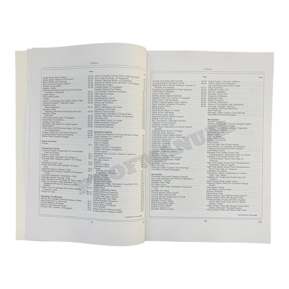 JOHN DEERE 4940 SPRAYER OPERATORS MANUAL #7 +!BONUS!