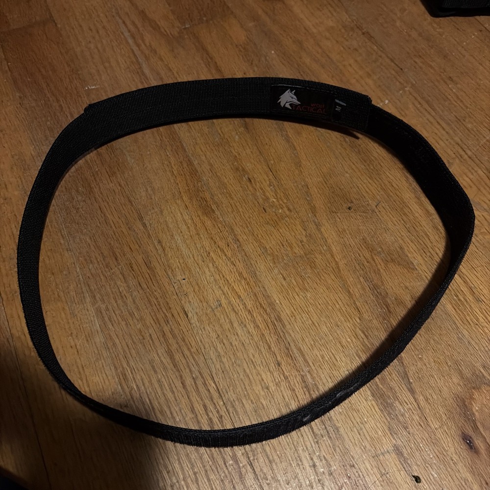 Wolf Tactical Belt Medium Black Hook Exterior