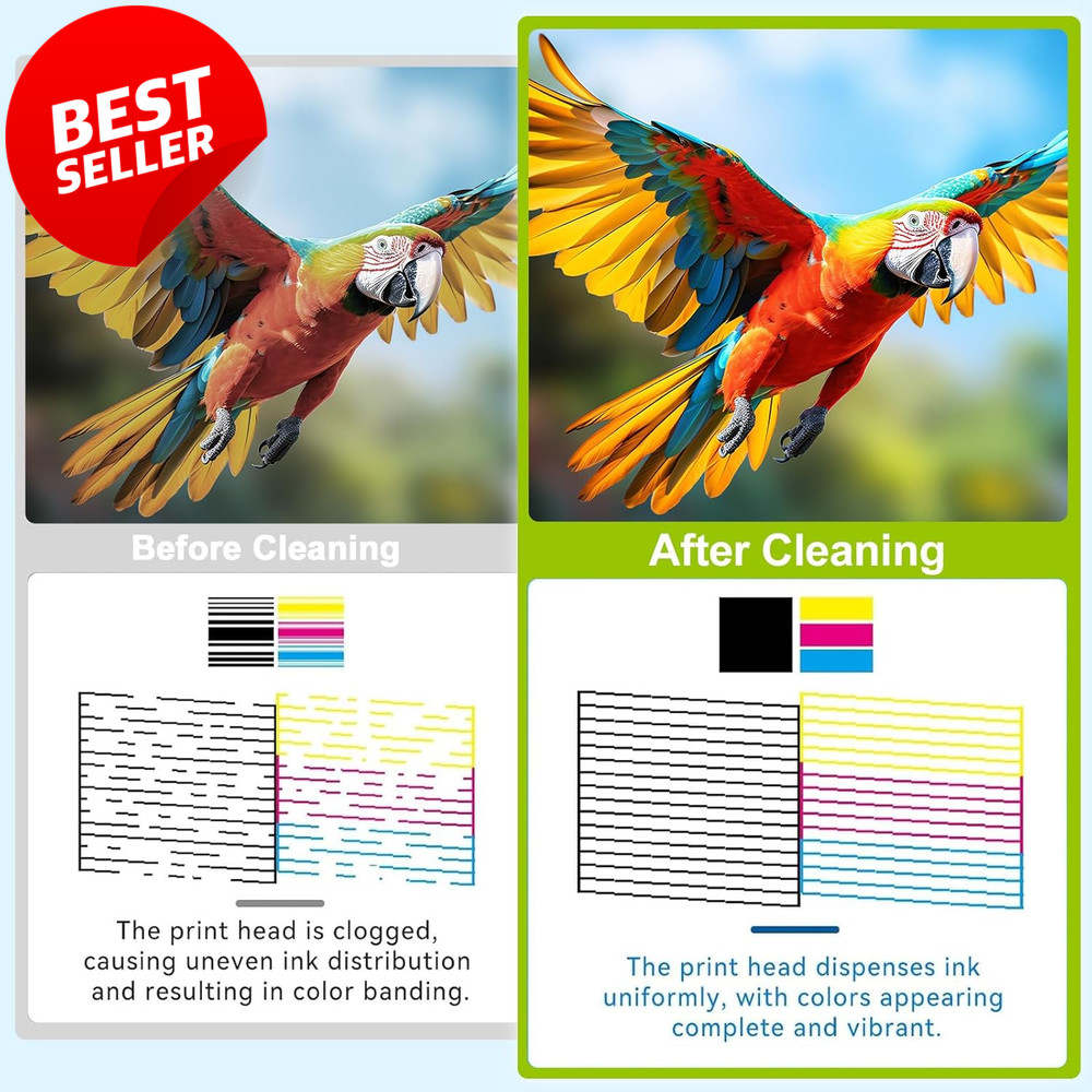 DTF Cleaning Kit 250ml Printer Solution Universal Print Head Cleaner US